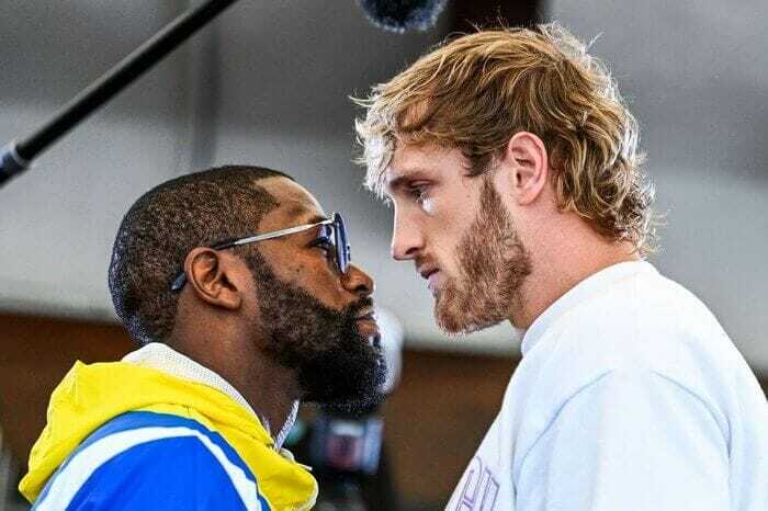 Social Media Runs Wild After Logan Paul Claims Floyd Mayweather Tried to Kiss Him