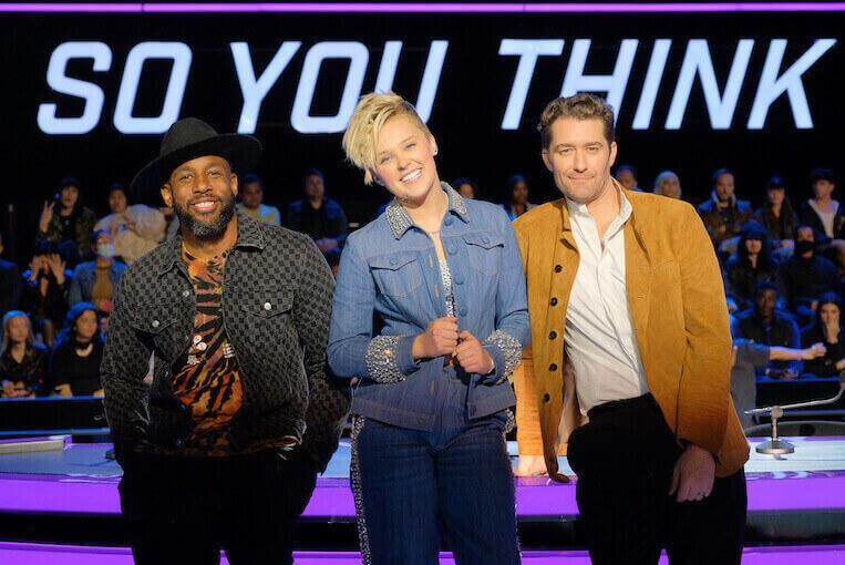 Stephen "tWitch" Boss, JoJo Siwa, and Matthew Morrison at 'So You Think You Can Dance'