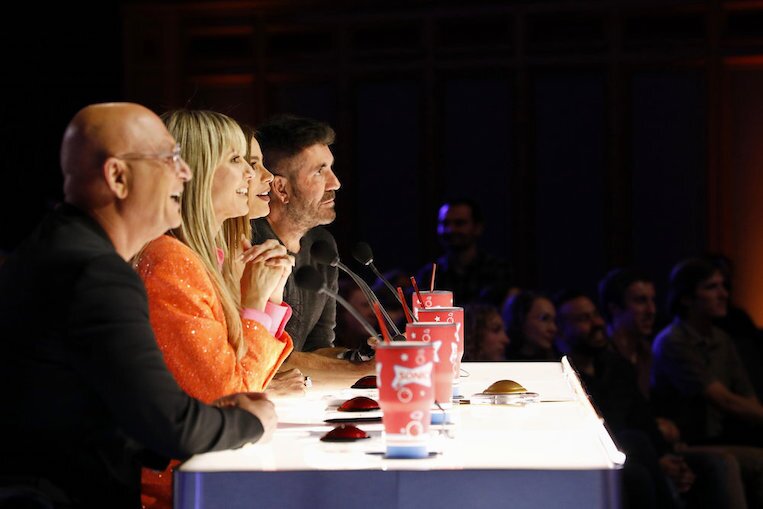 Howie Mandel, Heidi Klum, Sofia Vergara, and Simon Cowell on 'America's Got Talent'