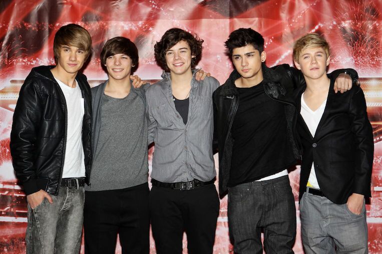 One Direction on The X Factor UK red carpet 