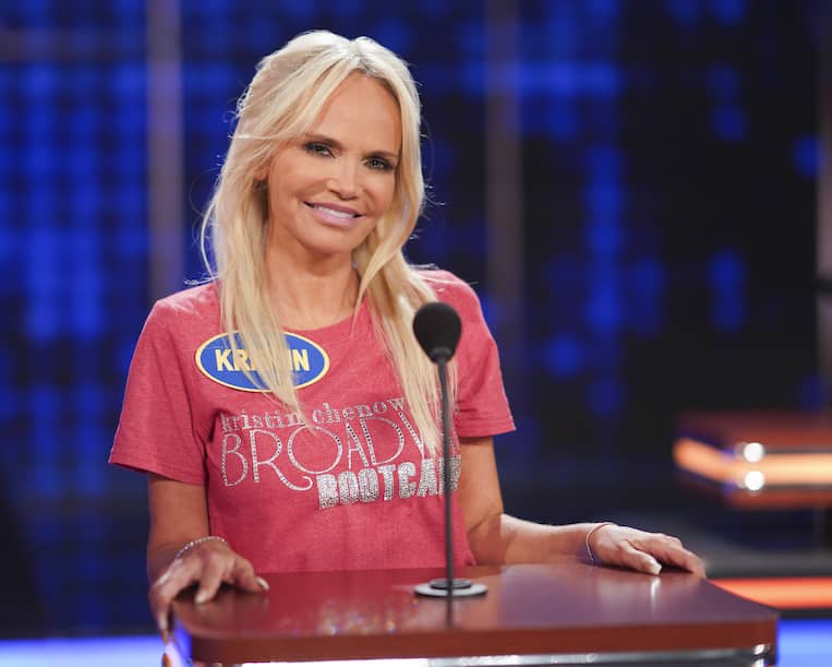 Kristin Chenoweth on 'Celebrity Family Feud' 