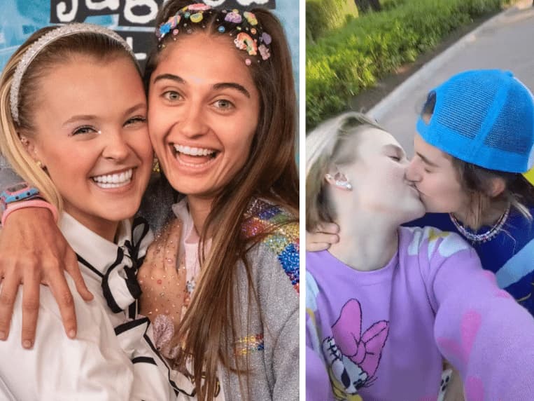 JoJo Siwa and Avery Cyrus at Premiere, JoJo Siwa and Avery Cyrus on TikTok