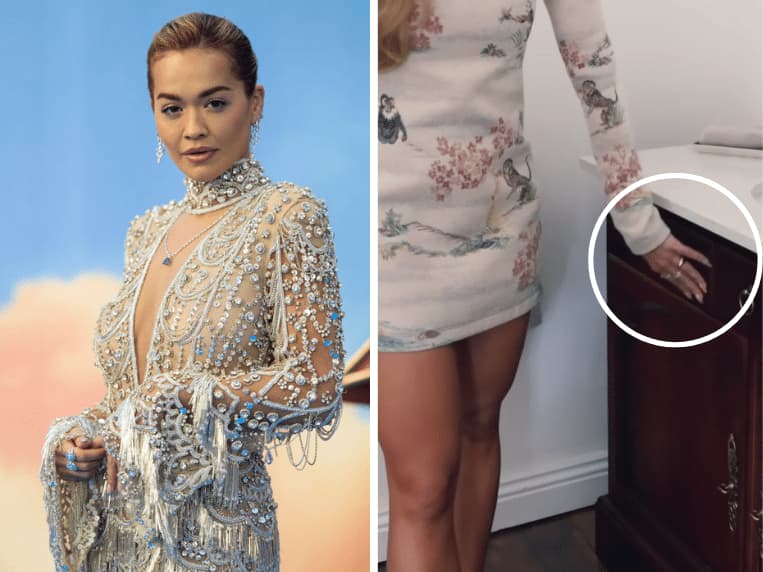 Rita Ora Shows off Wedding Ring During House Tour