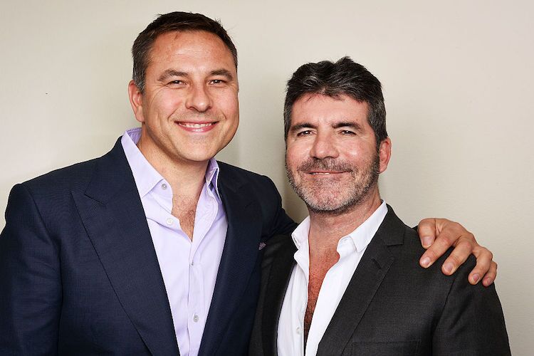 David Walliams, Simon Cowell at Shooting Star Chase Afternoon Tea