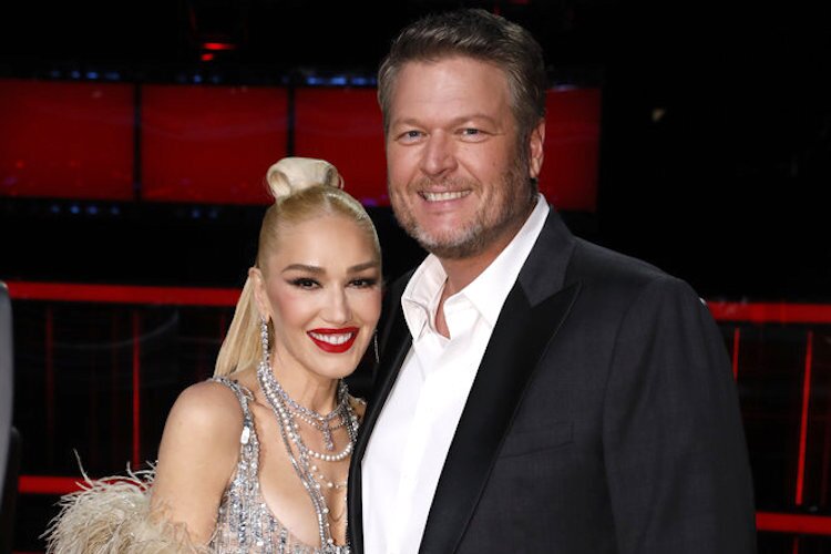 Blake Shelton and Gwen Stefani on The Voice season 22