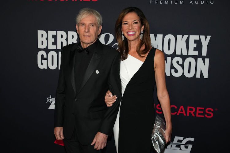 Michael Bolton and Heather Kerzner attend the 2023 MusiCares Persons Of The Year honoring Berry Gordy and Smokey Robinson