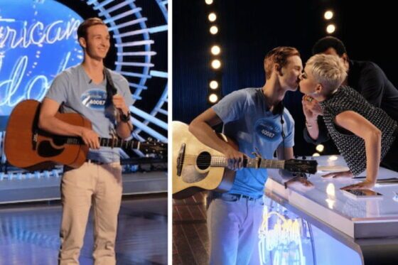 Benjamin Glaze and Katy Perry on 'American Idol'